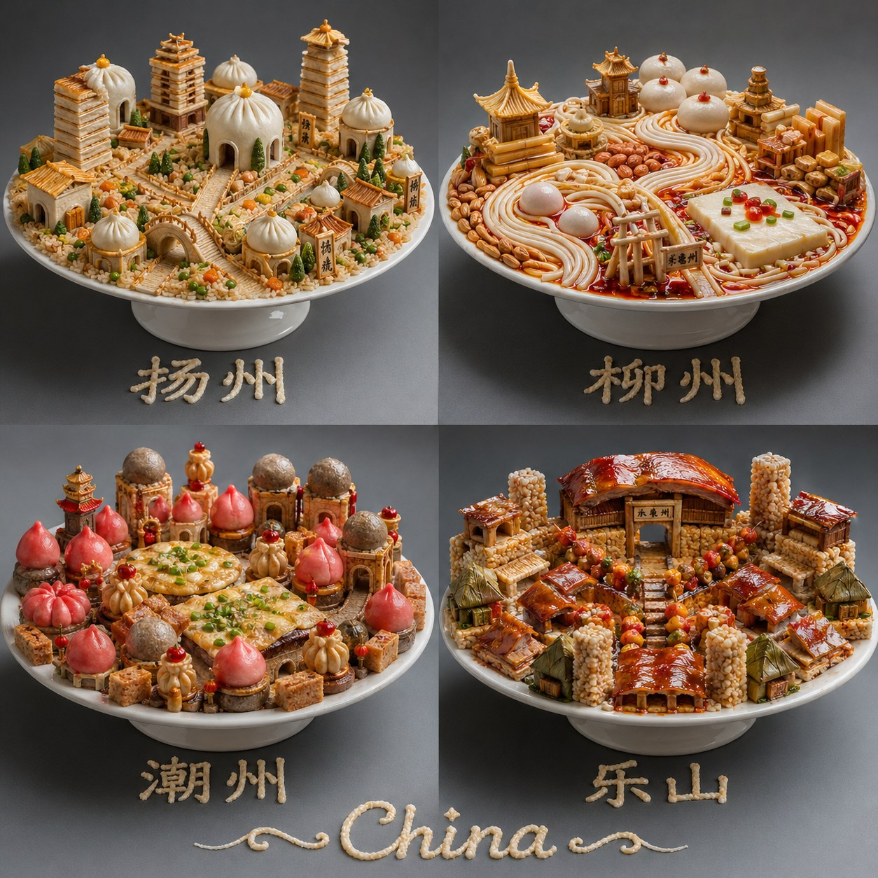 美食城市展示